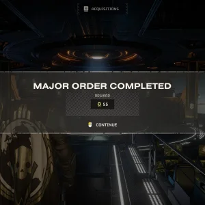 Major Order (Mission ID: 2124871184) Completed!
